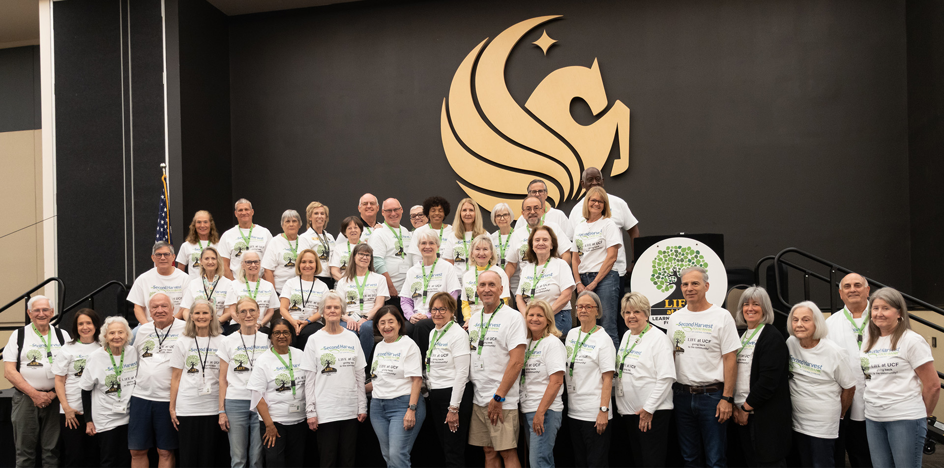 LIFE Group Photo 20206 LG LIFE at UCF volunteers at Second Harvest Food Bank, February 2026